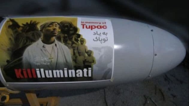 Iranci oslikali dron Shahed lik Tupaca u znak sjećanja