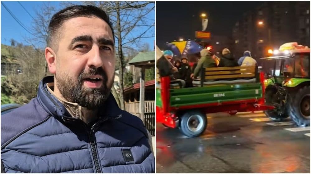 Haris traktorom stigao na proslavu pred Vječnu vatru