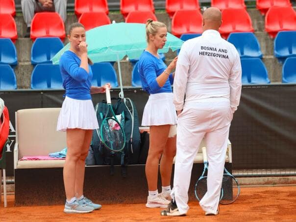 Ženska teniska reprezentacija BiH ispala u niži rang takmičenja