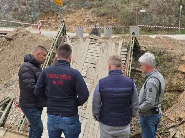 Hitna sanacija srušenog mosta u Banjici počinje sutra