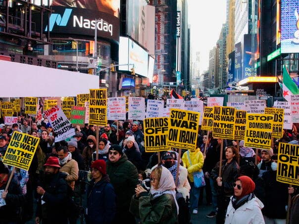Protesti u New Yorku protiv izraelskih napada na Liban i Iran