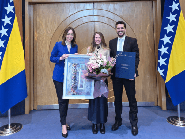 Lejli Njemčević uručena Državna nagrada za sport BiH
