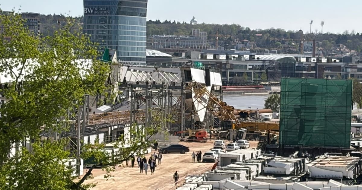 Zatvoreno gradilište mosta u Beogradu nakon pogibije radnika iz Kine