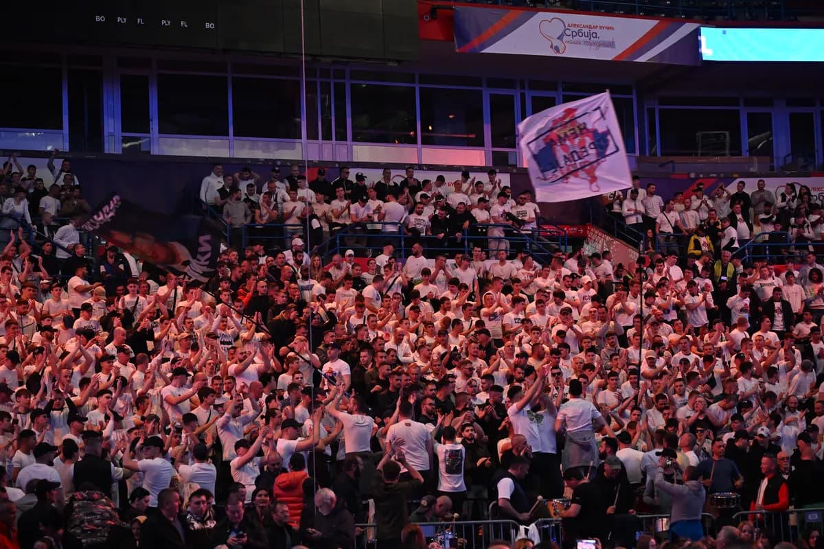 Dašić upozorava na rizik Beogradske arene tokom skupa SNS-a