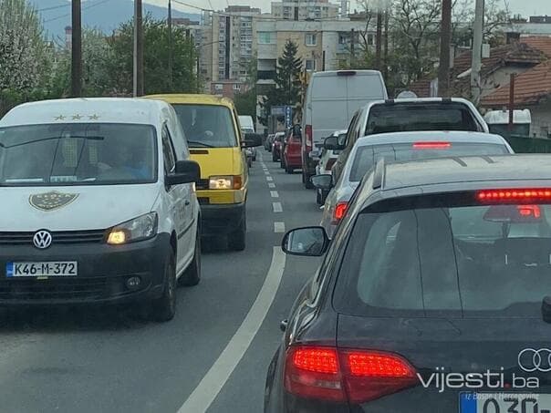 Saobraćajni kolaps u Sarajevu usljed biciklističke utrke