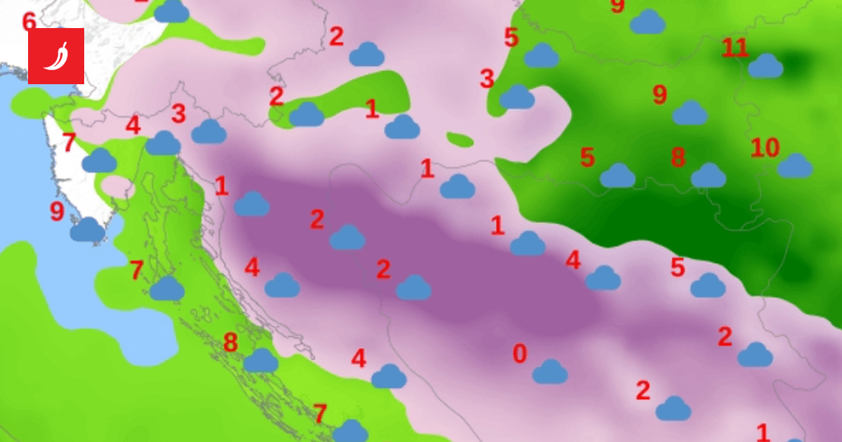 Stiže snijeg, Meteoalarm izdao upozorenja za cijelu zemlju