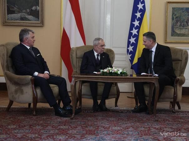 Bećirović i Komšić sastali se s predsjednikom Austrije Van der Bellenom
