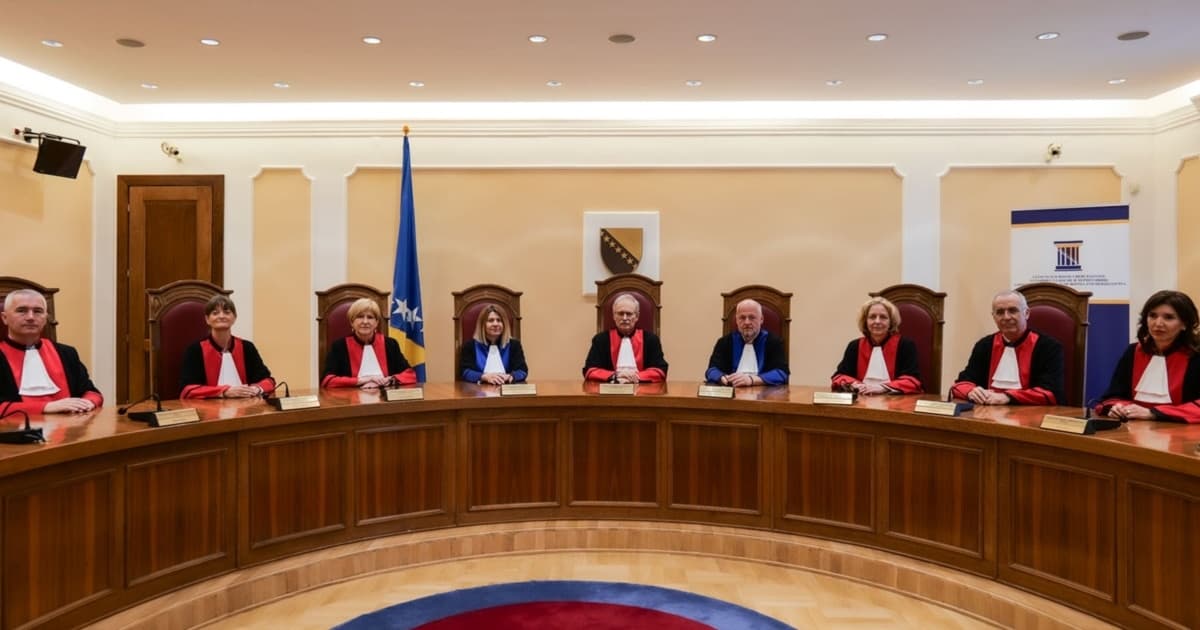 Ustavni sud BiH odbacio Nacrt ustava Republike Srpske
