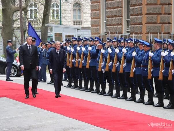 Predsjednik Austrije Alexander Van der Bellen u službenoj posjeti Bosni i Hercegovini