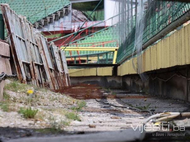 Olimpijski stadion Koševo u ozbiljnom stanju propadanja