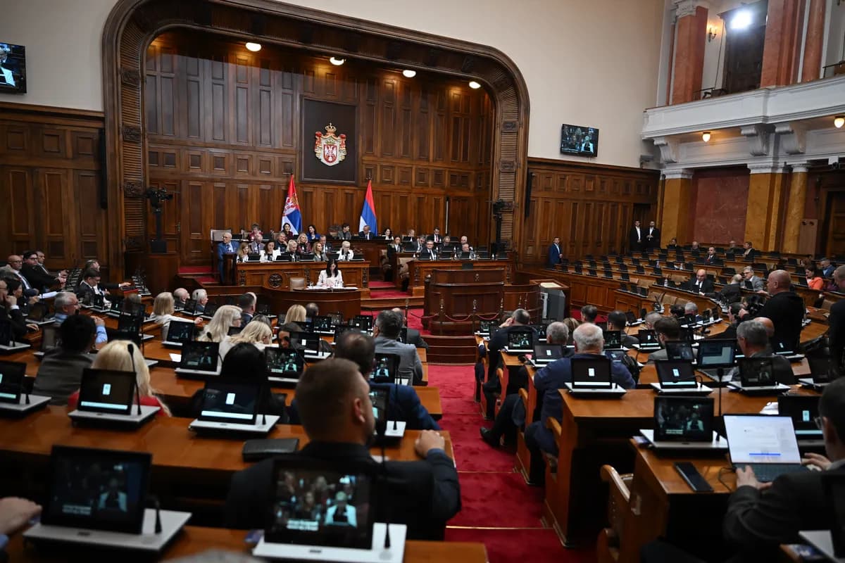 Rasprava u Skupštini Srbije o zakonu za borbu protiv trgovine ljudima