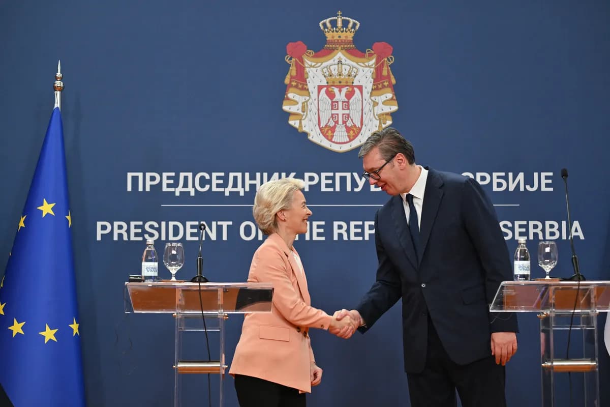 Vučić razgovarao s predsednicom EK o napretku Srbije ka EU