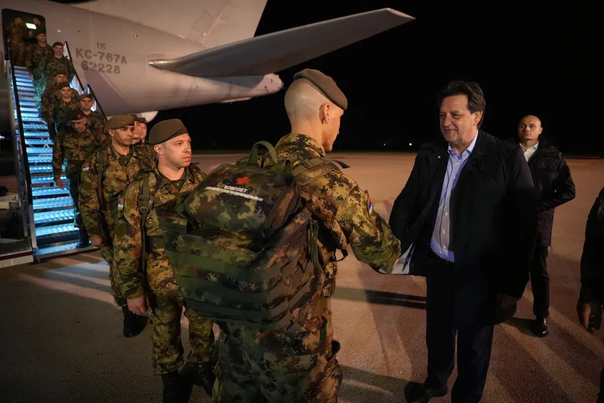 Srbija se ponosi povratkom mirovnjaka iz Libana