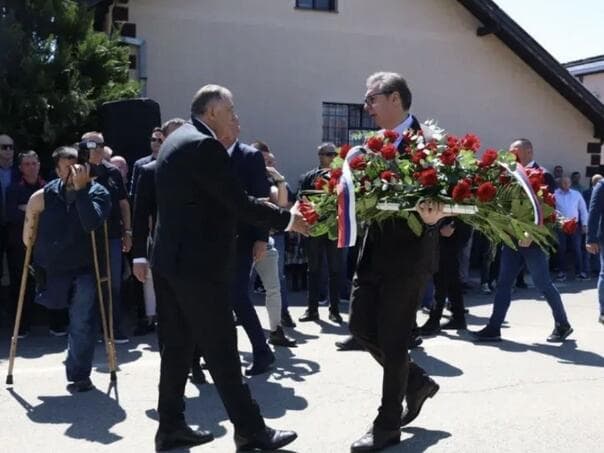 Sahranjena majka Milorada Dodika, prisustvovali Vučić i Netanyahu