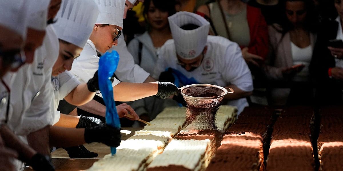 U Londonu oboren rekord za najduži tiramisu na svijetu