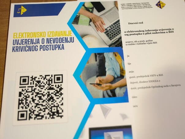 Četiri suda u FBiH uvode elektronska uvjerenja o nevođenju krivičnog postupka
