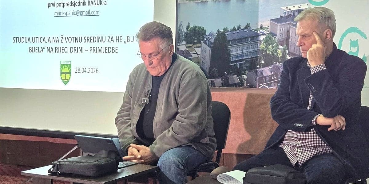U Goraždu upozoreno na rizike od hidroelektrane Buk Bijela