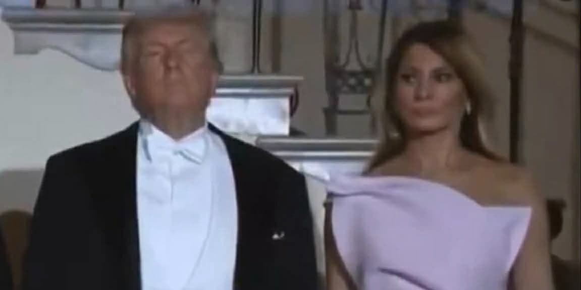 Napet trenutak između Melanije i Donalda Trumpa na večeri izazvao reakcije