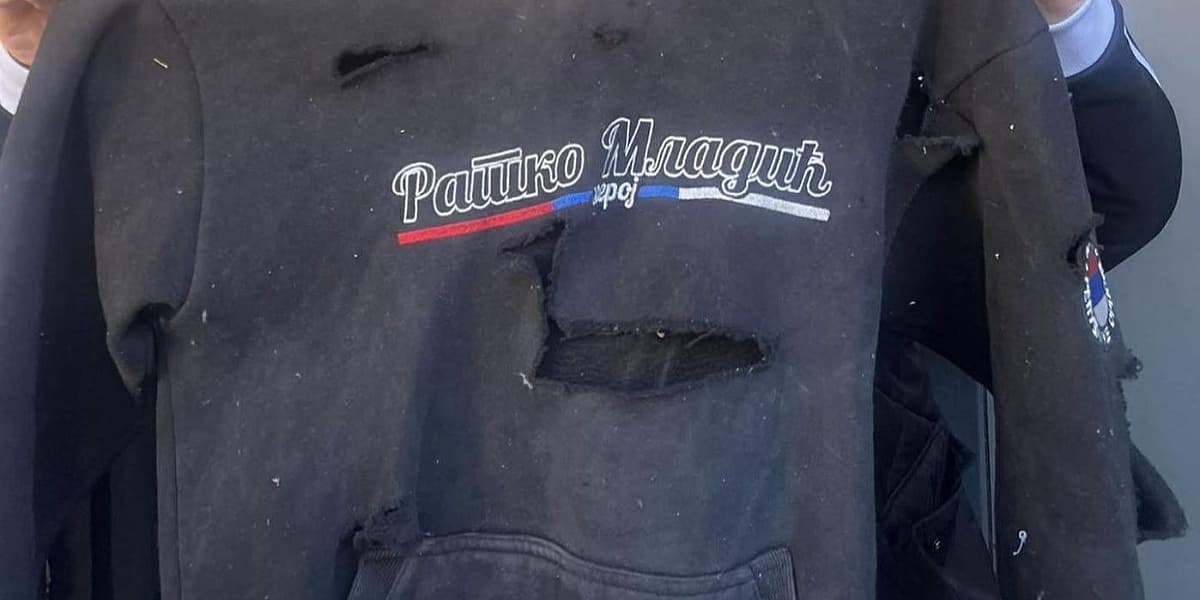 Navijači Novog Pazara uklonili obilježja Ratka Mladića s pristalica Partizana
