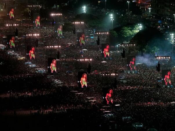Shakira održala besplatan koncert za dva miliona ljudi u Riju