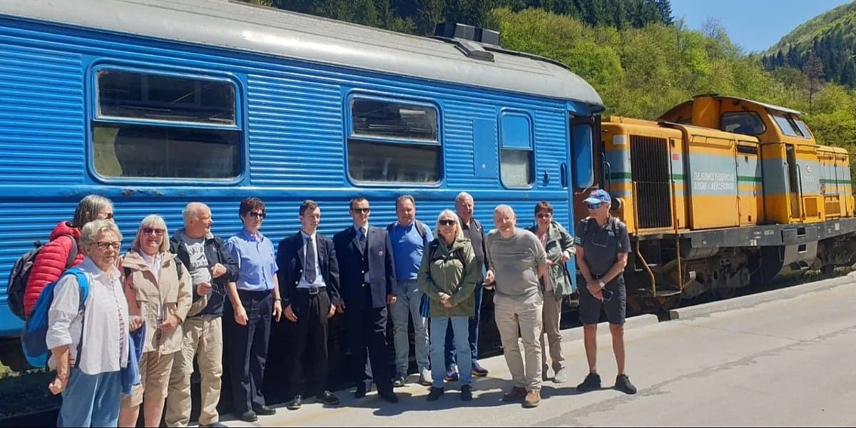 Turisti iz Norveške oduševljeni vožnjom linijom Sarajevo - Vareš
