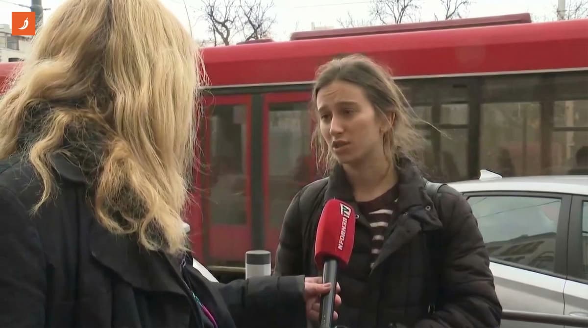 Viralna studentica iz Srbije šokirala odgovorom na novinarsko pitanje